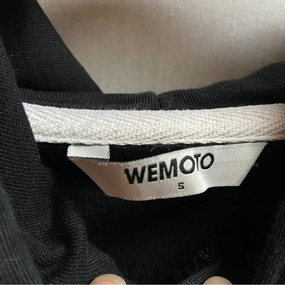 Wemoto organic cotton hoodie sweatshirt dress Sz S - Picture 8 of 14